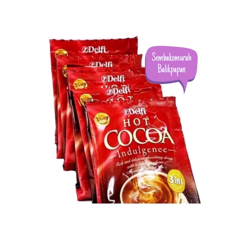 

Delfi Hot Cocoa Indulgence Minuman Serbuk Cokelat 10 x 25 gr
