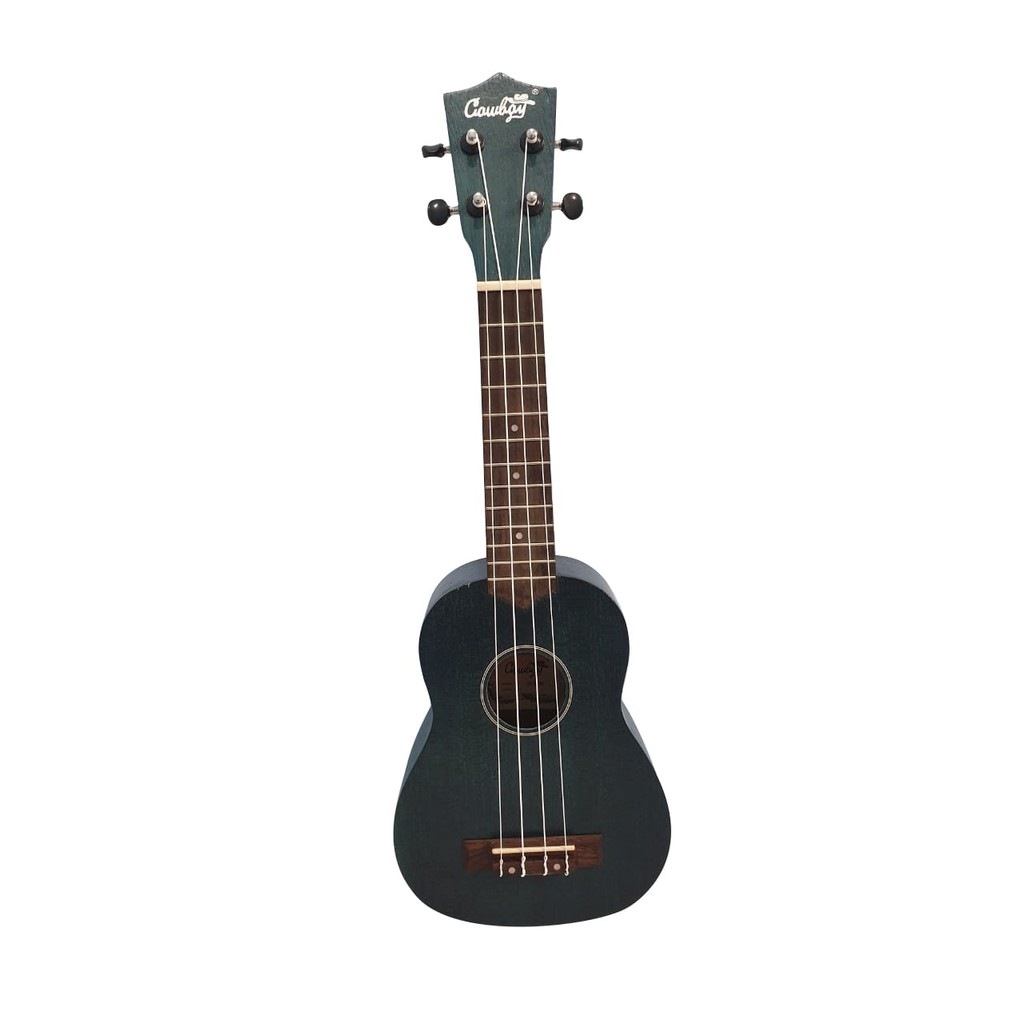 Ukulele Soprano Merk Cowboy Original Tipe UK-21 BL Bonus Tas Senar Pick Murah Jakarta