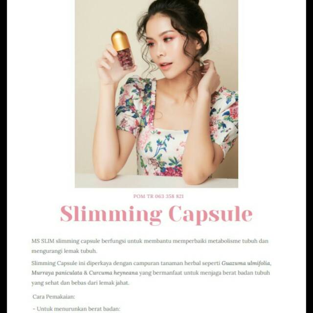 SLIMMING CAPSULE