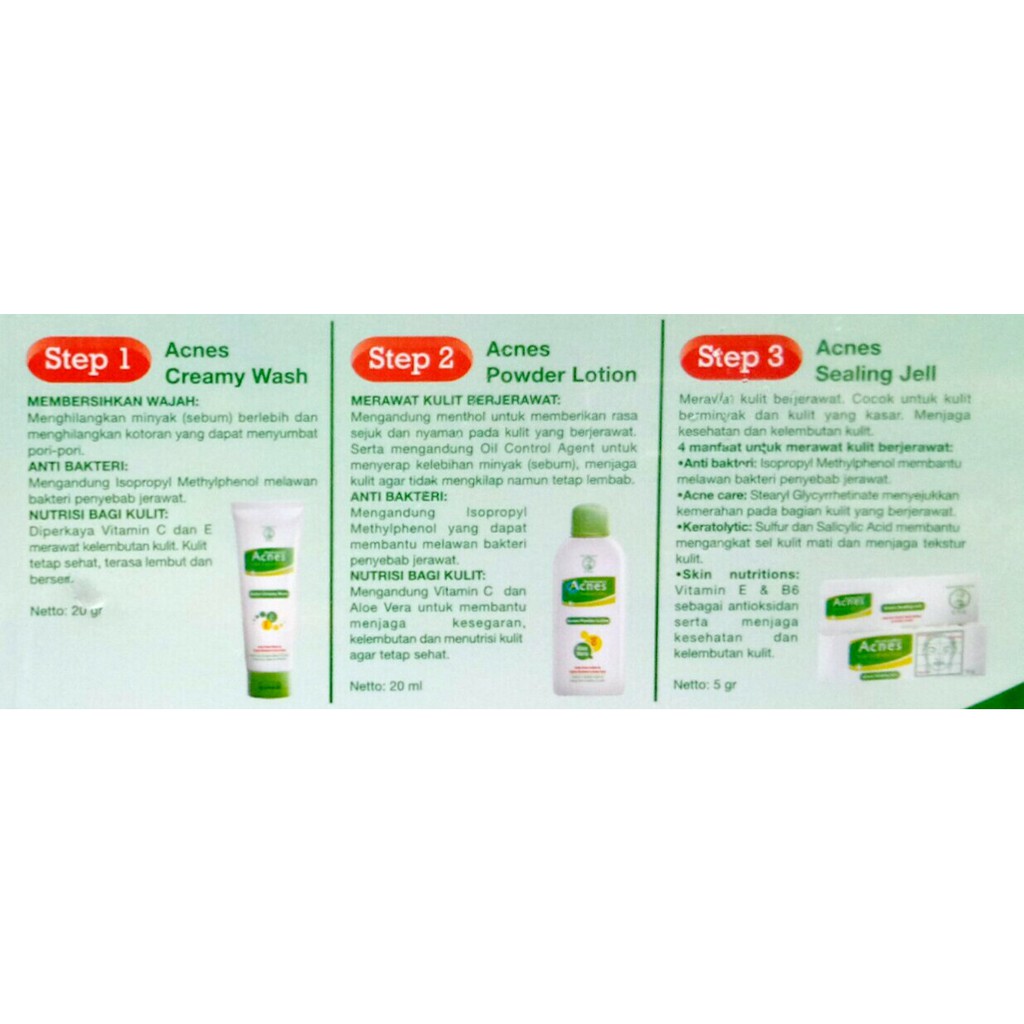 ACNES Starter Pack KEMASAN BARU