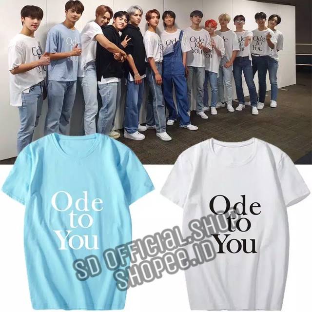 ( BAYAR DITEMPAT)  kaos kpop murah seventeen ODE TO YOU s.coups mingyu