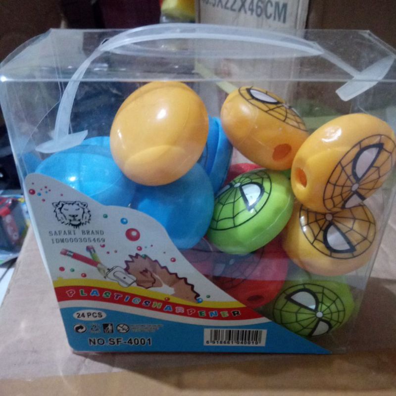 

1 pack 24pcs Serutan Pensil / Rautan Pensil / Serutan Lucu / Serutan Mini / Sharpener