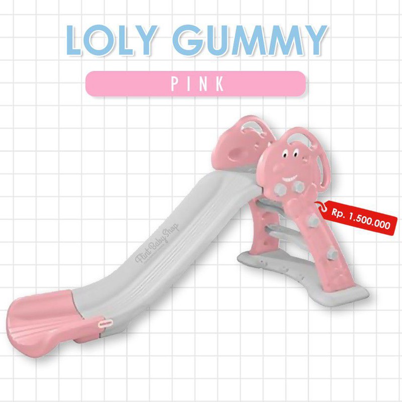 COBY slide prosotan lolly gummy mainan anak connect ke pagar coby pastel fence