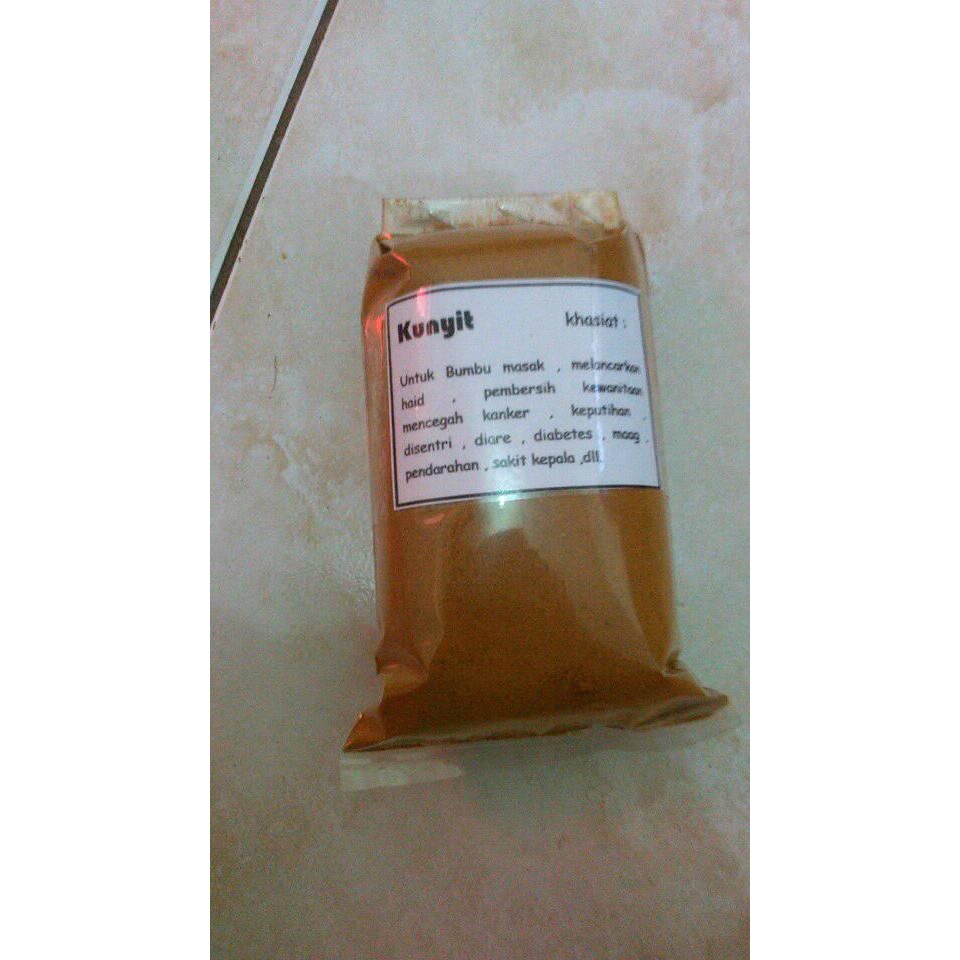 

kunir / kunyit kuning / koneng bubuk|serbuk|powder asli tanpa campuran berat 50gr