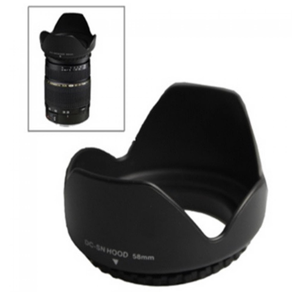 LCKMNOFFCL Ikacha Lens Hood for Cameras 58mm (Screw Mount) - EW-73B