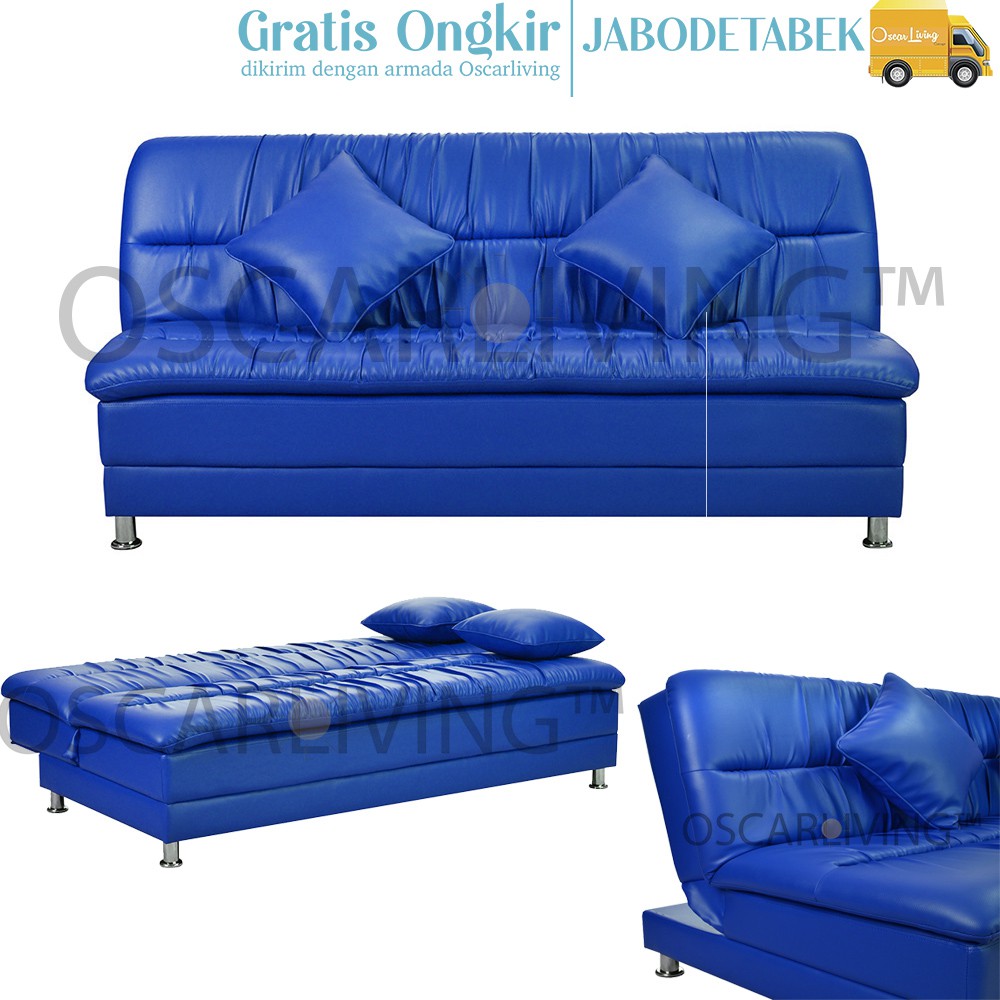 OLC Sofabed Quincy / Sofa Bed Minimalis / Sofa Kerut / Sofa Tidur [Khusus Jabodetabek]