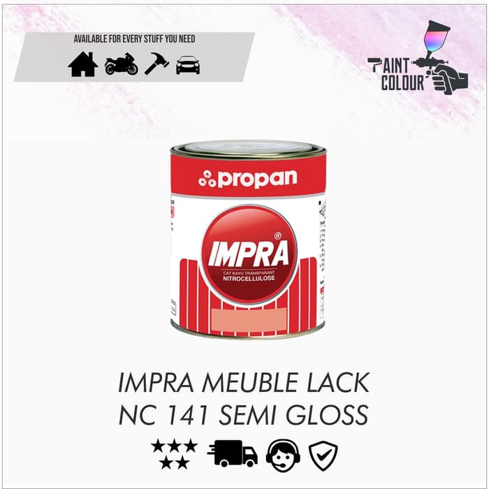 IMPRA NC 141 / SEMI GLOSS / NITROCELLULOSE / 1 MEUBLE LACK 1 L LITER