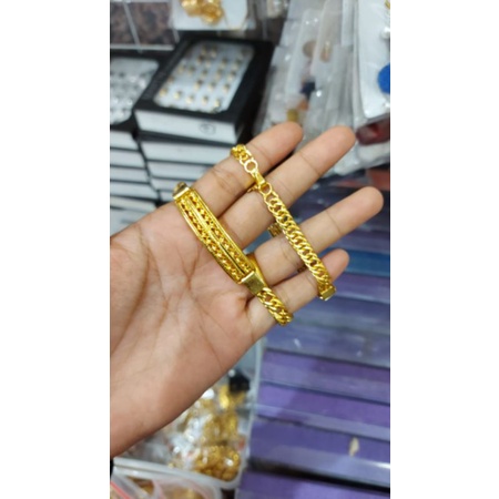 Gelang replika emas 24k, persis seperti asli,cocok kado,pesta,sehari hari, pernikahan tunangan