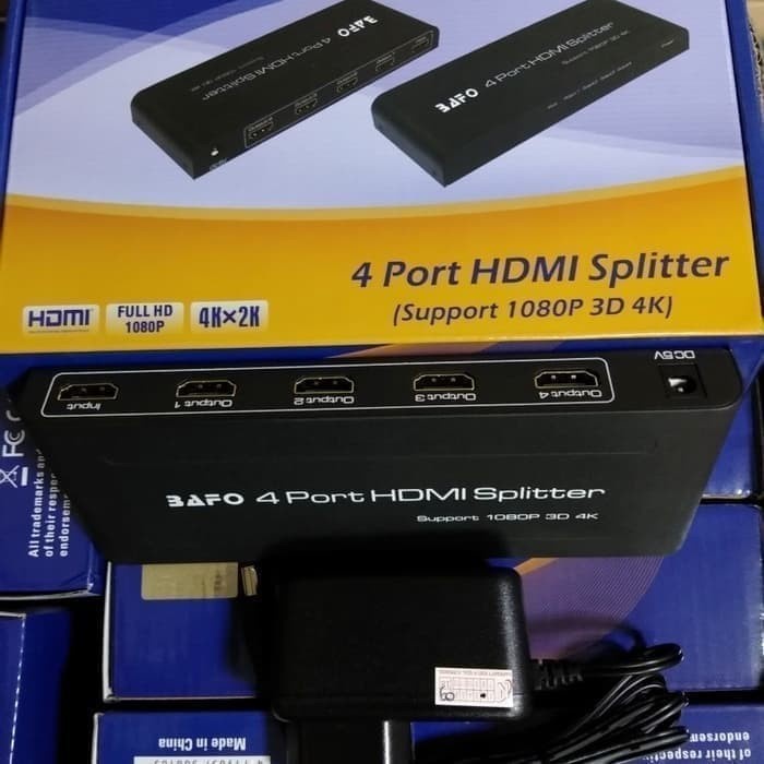 hdmi spliter 4port BAFO / splitter 4 port / 1-4port /splitter 1x4 port