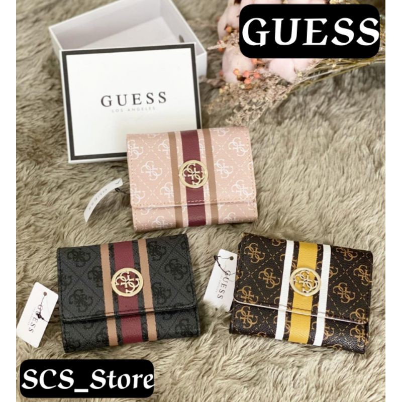 DOMPET WANITA GUESS / DOMPET LIPAT WANITA BRANDED IMPORT TERMURAH (ORIGINAL)