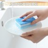 3 lapis gelombang 2   sisi  / Spons Cuci Piring Warna Warni Spon Sponge Sabut Jaring Alat Dishwashing Dapur Masak Busa Serbaguna