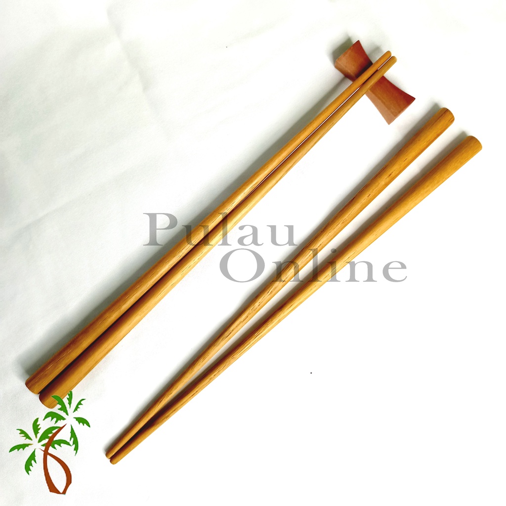 Sumpit Kayu Jati 23cm - Chopstick