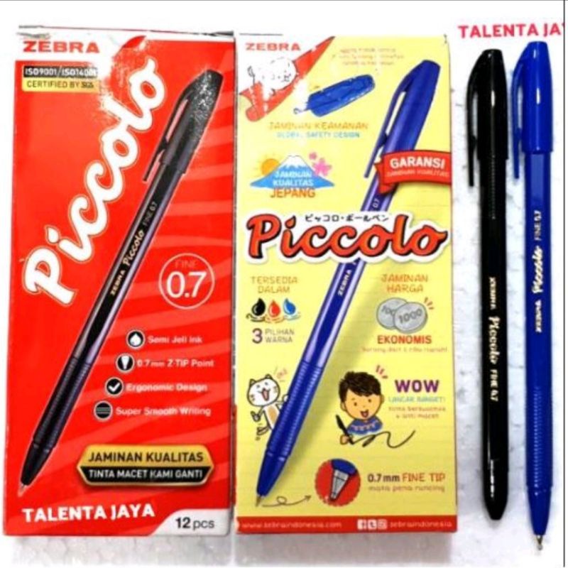 

Bolpoint Pulpen Zebra Piccolo 0.7mm (1 pcs)