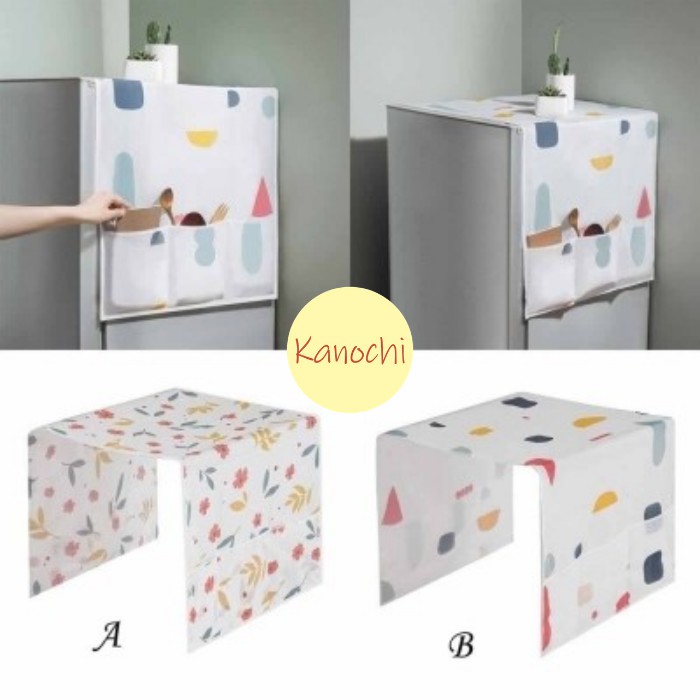 Taplak Kulkas Mesin Cuci Penutup Sarung Cover Alas Kantong Storage AC