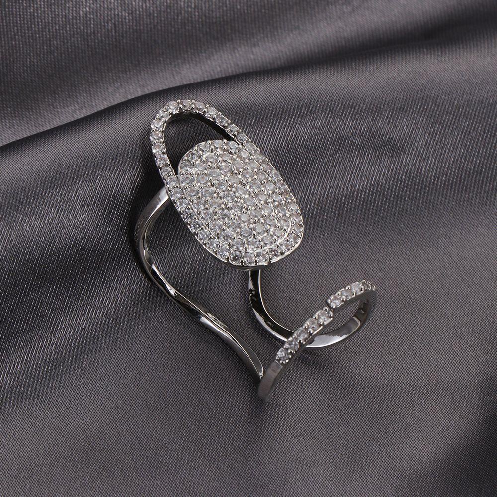 Lily Ujung Jari Cincin Fashion Wanita Tidak Teratur Nail Art Perhiasan