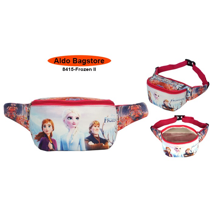 Tas Waistbag / Selempang / Slempang Anak Karakter Frozen 2