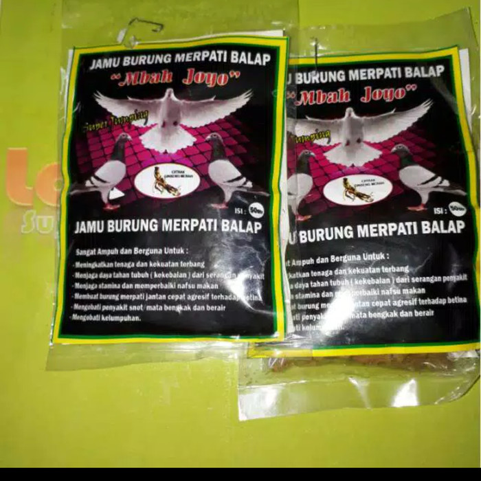 mbah joyo merpati jamu kamlang burung dara vitamin obat giring keket ~ tls294