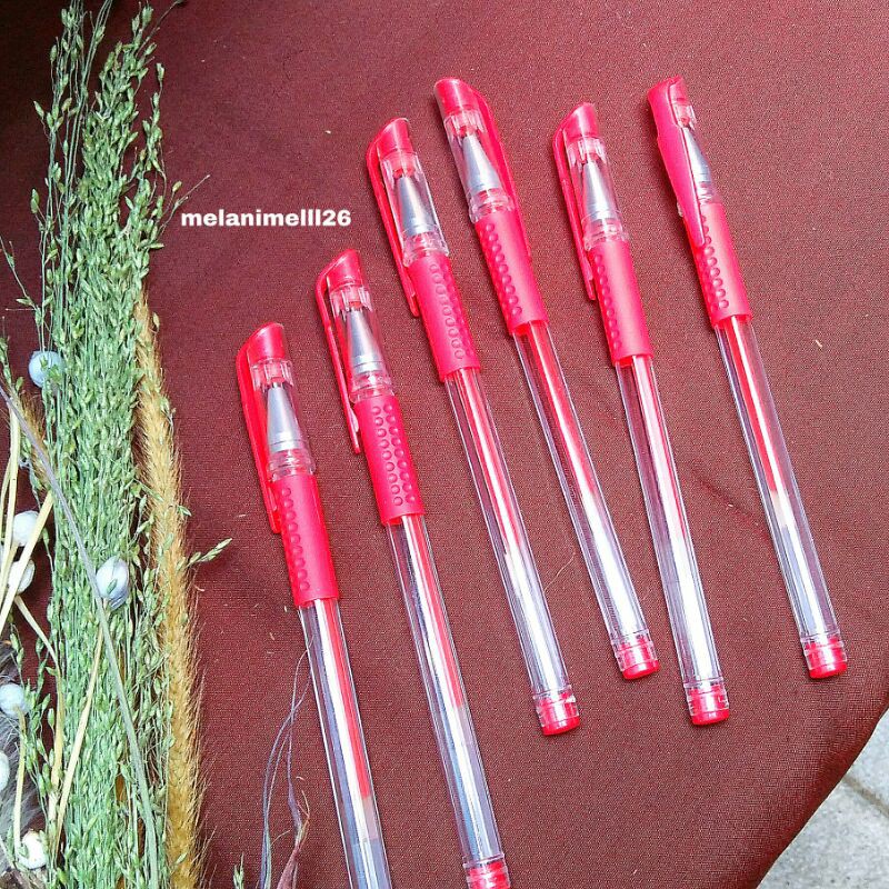 

Pulpen Merah gel 0.5