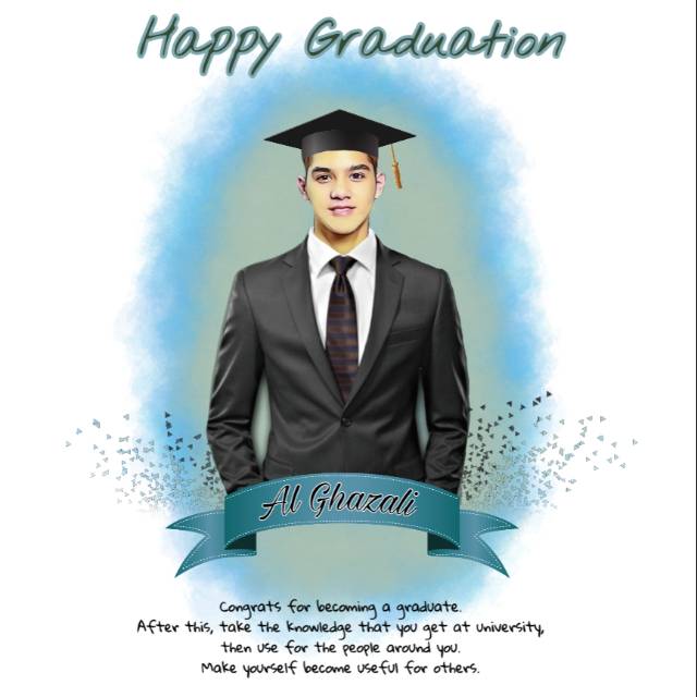 Kado Wisuda & Hadiah Wisuda Ucapan Kelulusan Spesial Istimewa (Sketsa Foto Wajah)