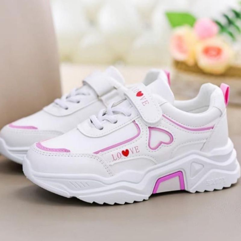 Sepatu wanita fashion sneakers JintuLoveRepet/sepatu sneakers tali dan repet trendy termurah bisa cod kekinian/sepatu wanita jalan santai trendy/sepatu wanita sneakers santai jalan trendy