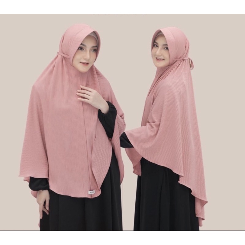 Jilbab Instan Bergo Maryam Plisket Jersey Super hyget / jilbab plisket / khimar plisket / bergo plis