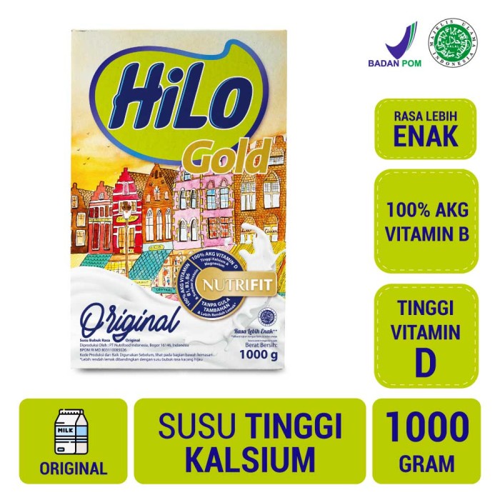 

Ee51 Hilo Gold Plain 1000Gr - Susu Tinggi Kalsium 6Gggddv