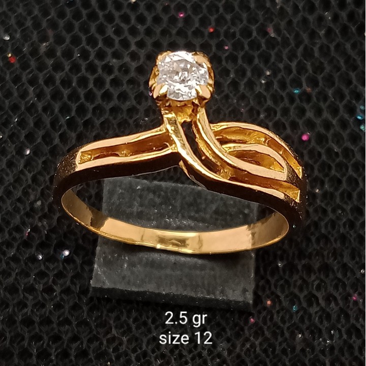 Cincin Emas 17 K - 2.5 gr Kadar 750 - 3052