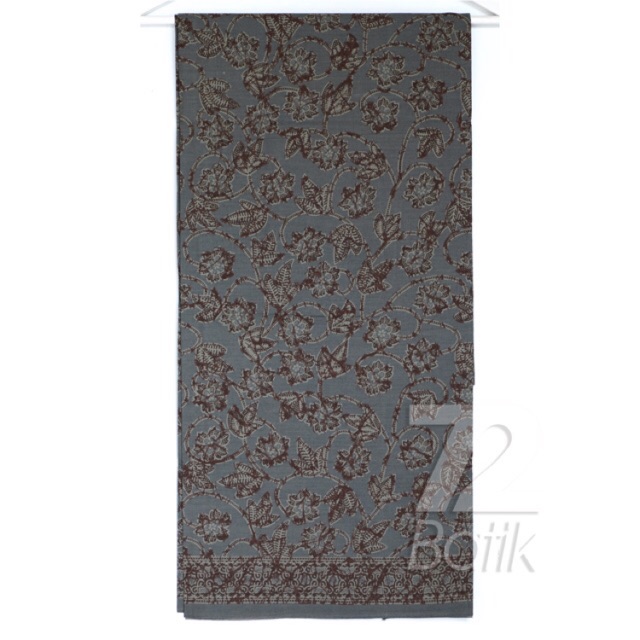 KAIN BATIK PREMIUM Bahan Katun Warna Abu Abu Grey Gray 722931 Cap 72 Jarik Jarit Samping Kebat Panjang Batik Katun Modern Premium Bahan Seragam Batik Pernikahan Kantor Keluarga Murah Kamen Jadi Batik Bali Lembaran