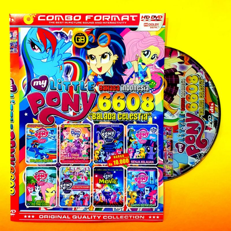 KASET FILM ANAK PEREMPUAN MY LITTLE PONY BAHASA INDONESIA-FILM ANAK KARTUN BARU MY LITTLE PONY BARU