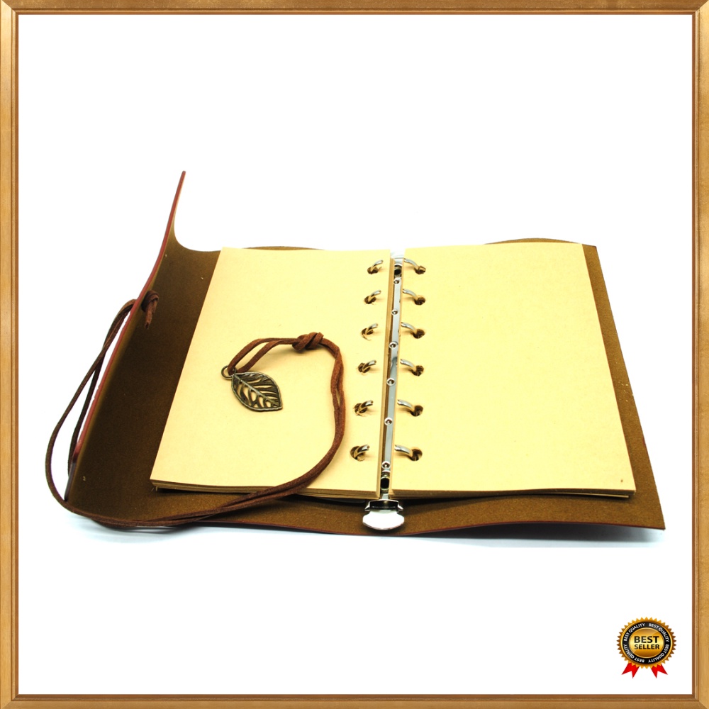 

Jual BESTOYARD Buku Catatan Binder Kulit Retro Leaf Kertas A5 - BSD666 - Brown Berkualitas