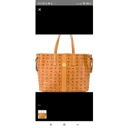 Preloved tote bag MCM reversible original (kondisi near excellent)