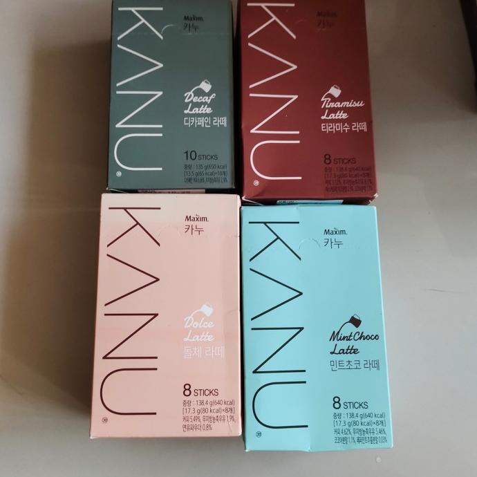

maxim kanu coffee latte per box