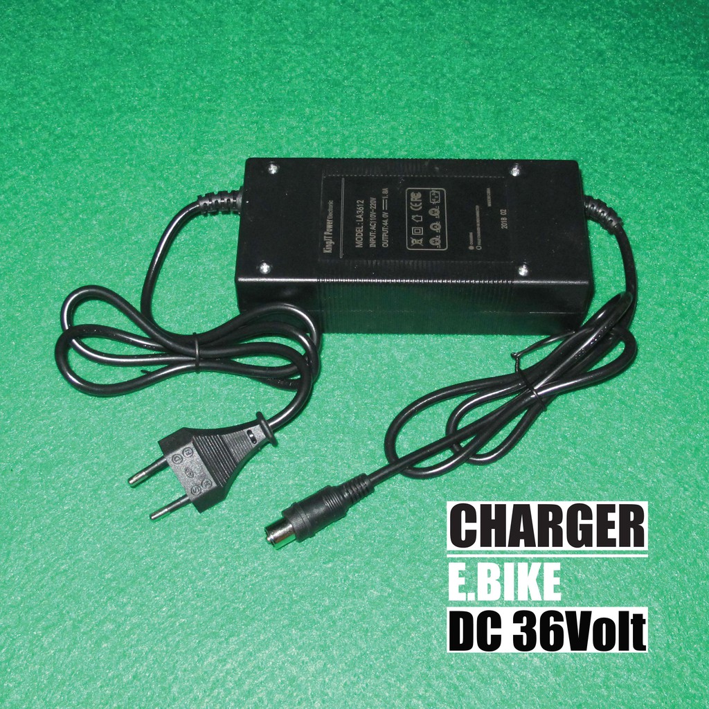 Sparepart Charger sepeda listrik 36Volt DC Mr.Jackie EB904&amp;EB906