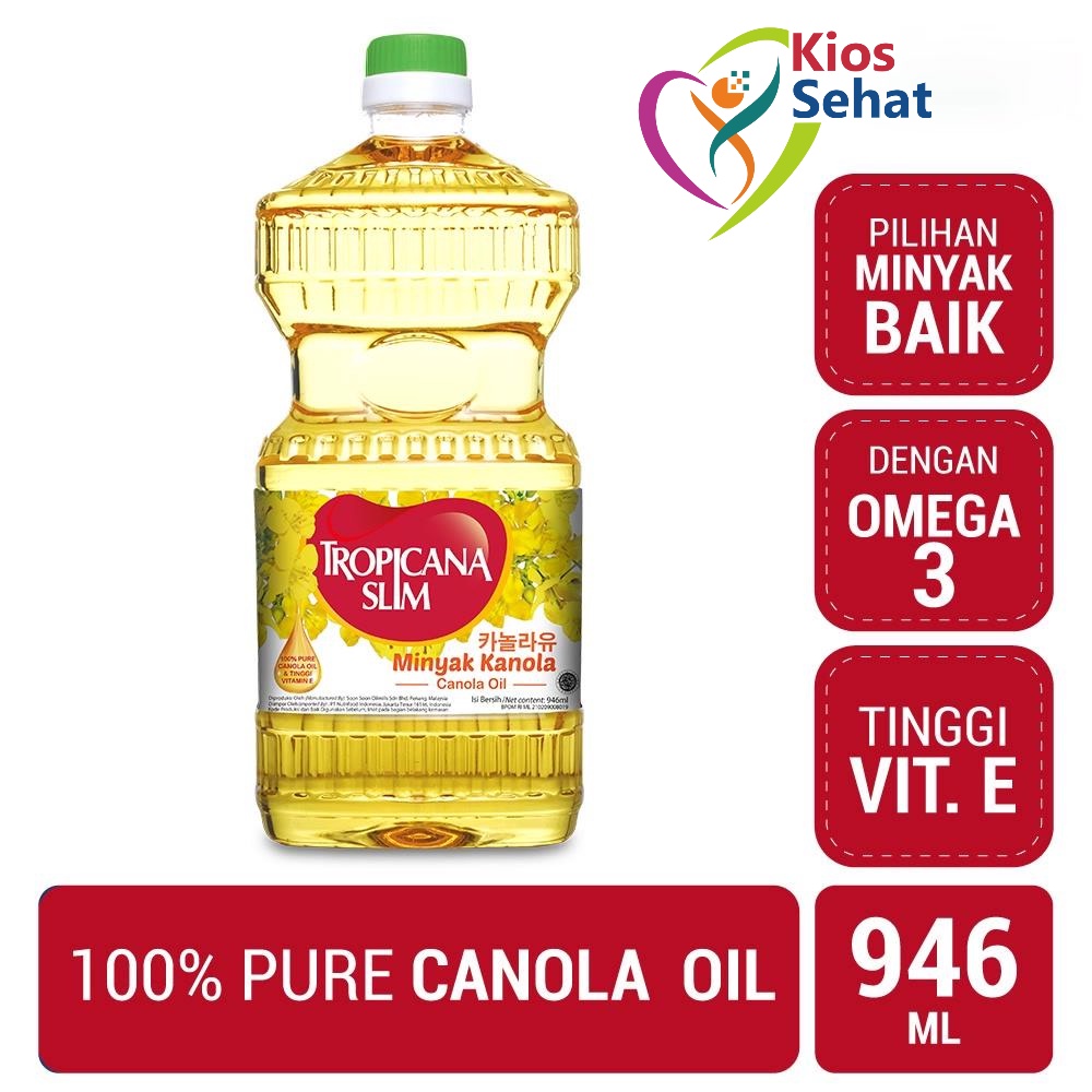 

Tropicana Slim Minyak Kanola ( 946 ml ) - 100% Pure Canola Oil
