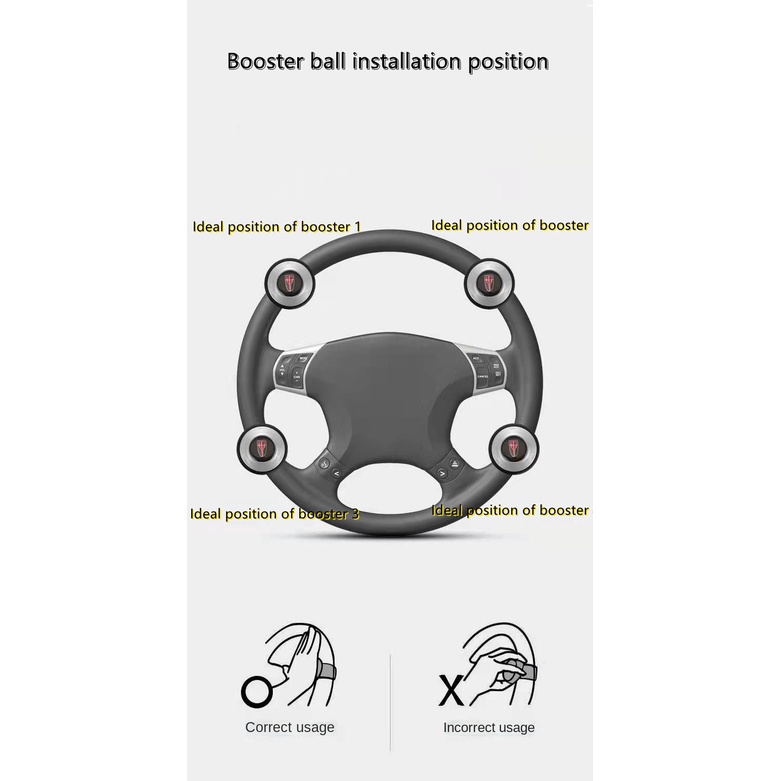 Knob Power Grip Kontrol Setir Mobil