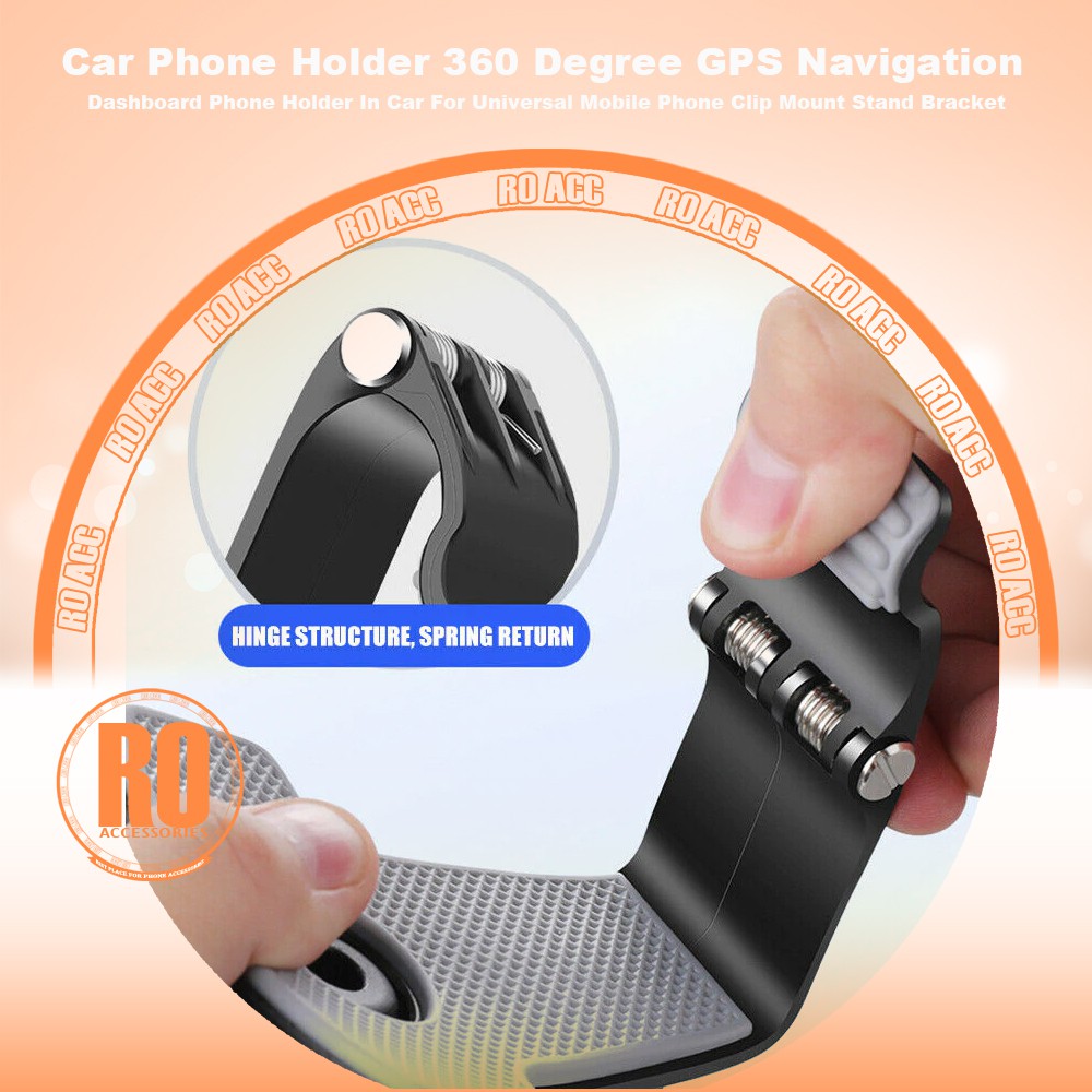 [RO ACC] NVN-CH02 CAR HOLDER HP TEMPAT HP PEGANGAN HP DI MOBIL UNIVERSAL