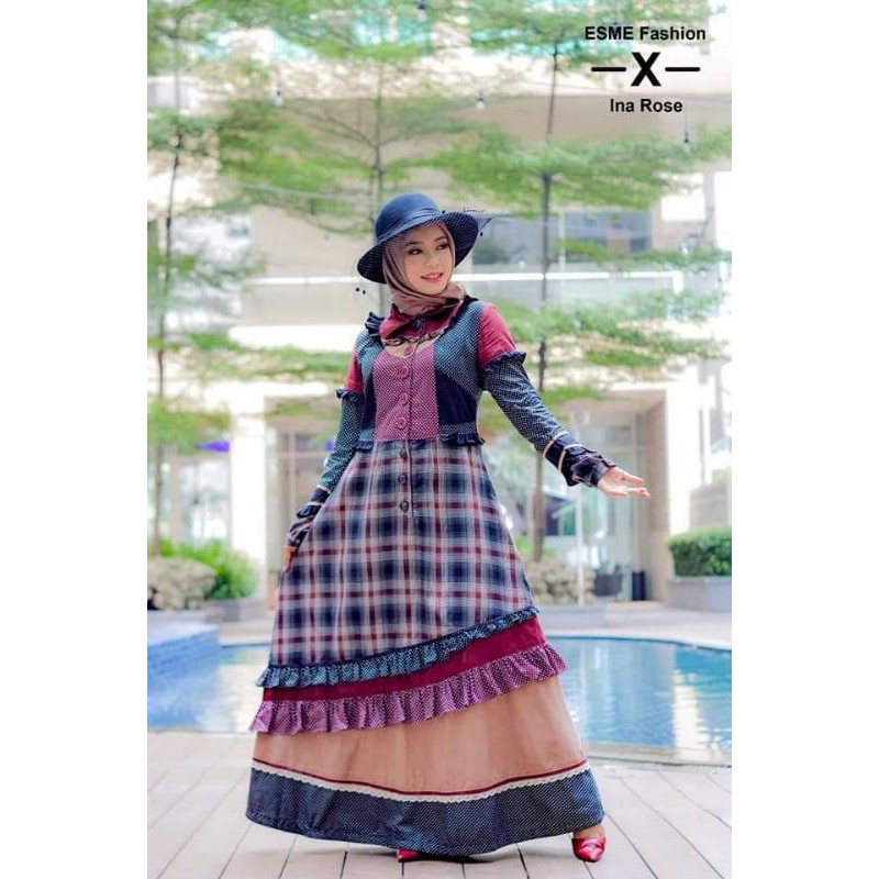 ESME INA ROSE DRESS DISKON SALE