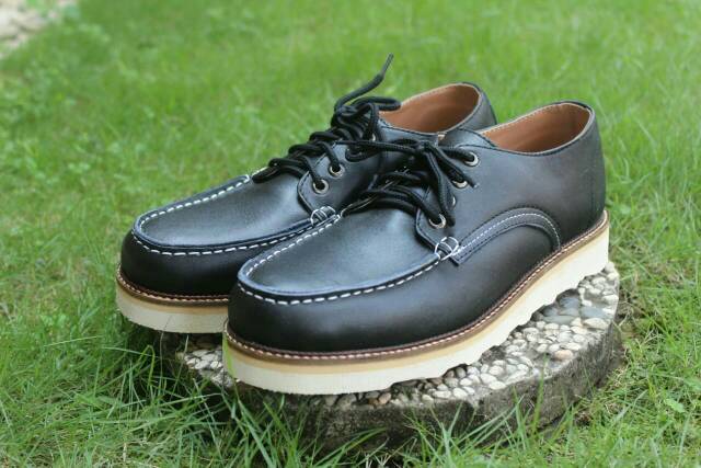 DISC 50% SEPATU LOW BOOT KULIT ASLI BLACKMASTER