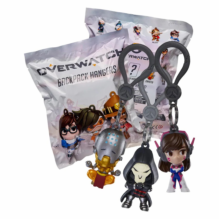 Gatcha! Figure Overwatch Backpack Hanger Blind Pack