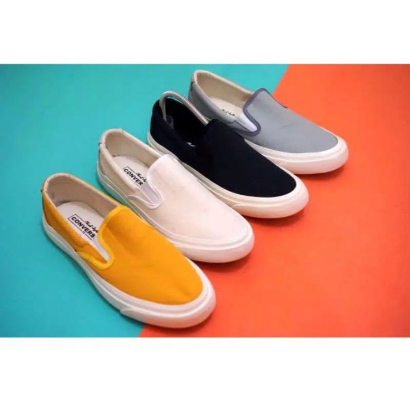 Versi Vietnam Sepatu Converse Slip On One Star Cc Terbaru Model Simpel