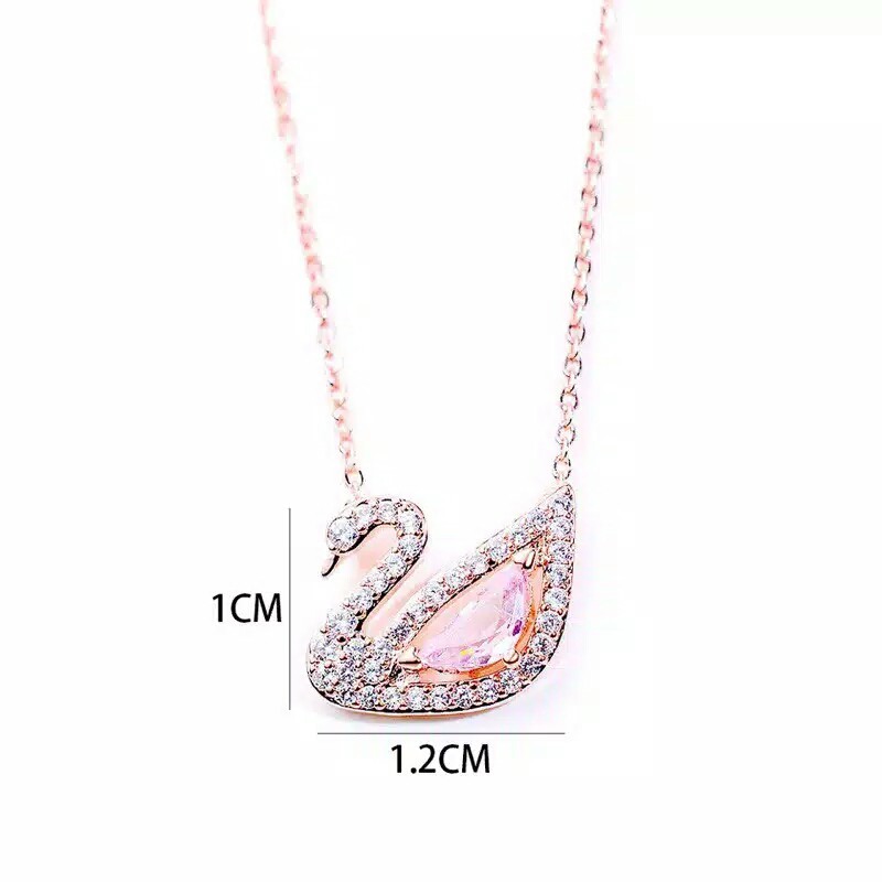 GG Kalung Angsa Mix Warna Titanium Stainless Steel#KL-109MW