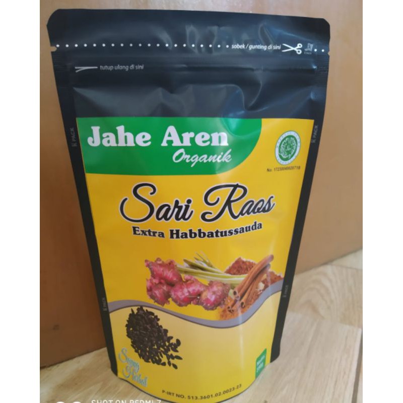 

Jahe Merah Aren + Habbatussauda ( Jintan Hitam ) 250gr