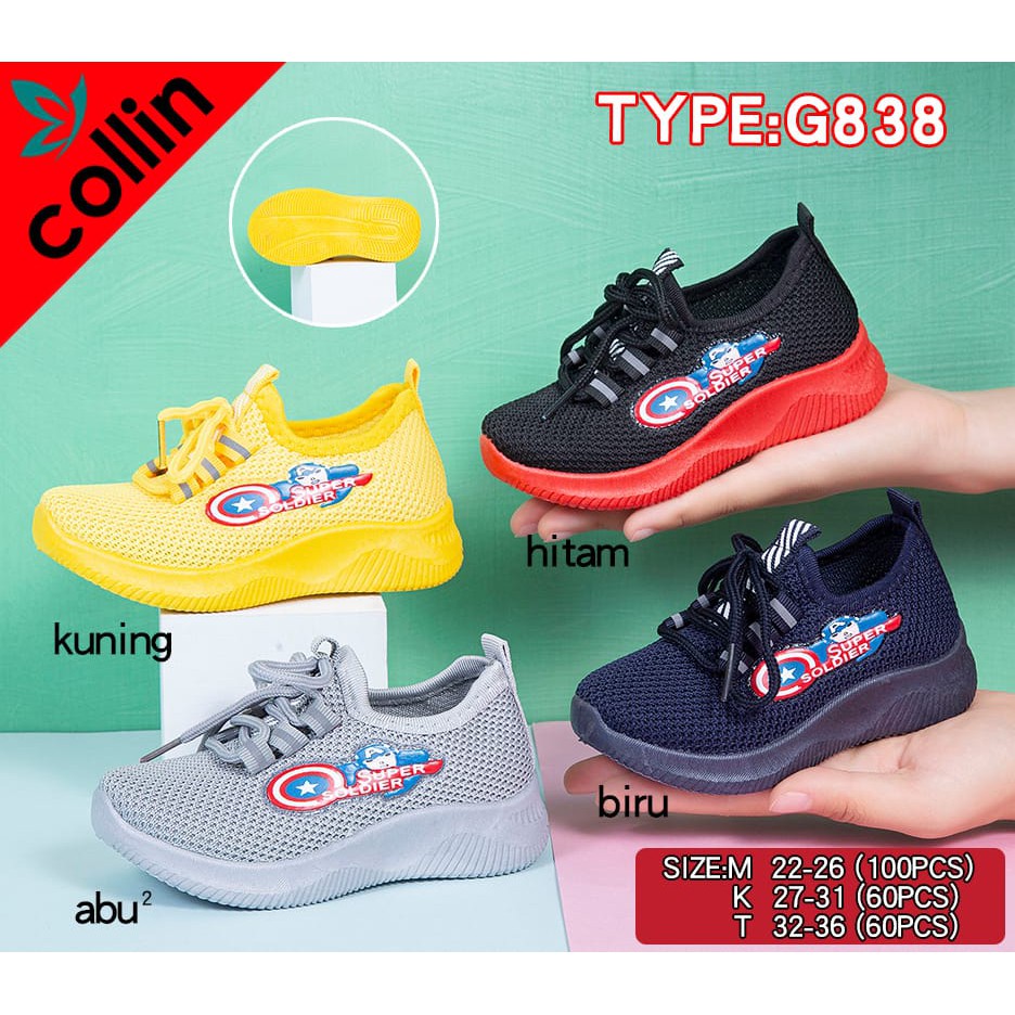Collin G838 Sepatu Anak Balita Rajut