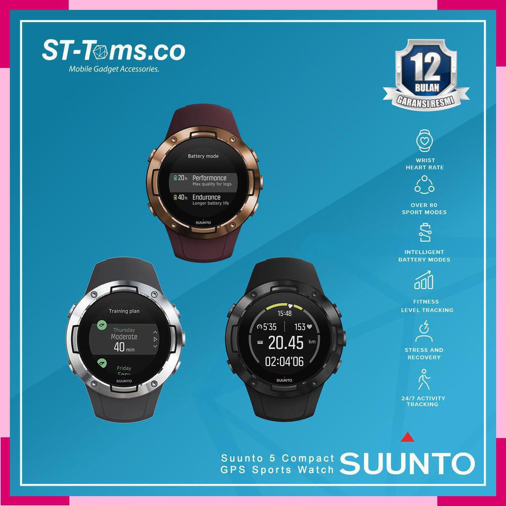 Suunto 5 Compact GPS Sports Watch