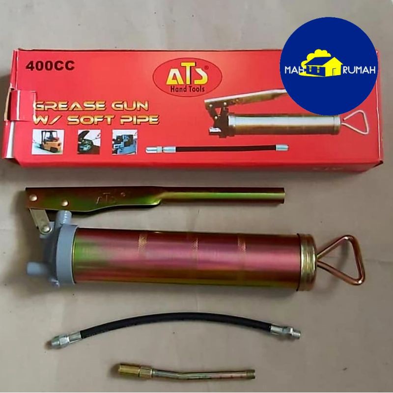 Pompa Gemuk Grease Gun Stempet Tangan Manual - ATS 400cc 400 cc