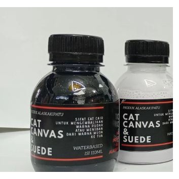 TERBARUcat sepatu hitam canvas & suede/FASHION PRIA/SANDAL /CAT SEPATU/CAT HITAM/ALAS KAKI/PERAWATAN