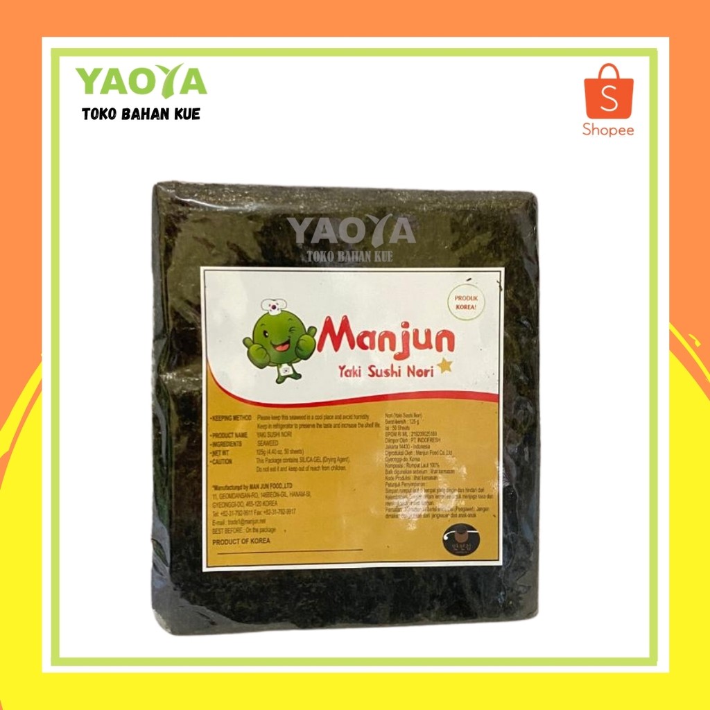

MANJUN YAKI SUSHI NORI 50'S / 125G