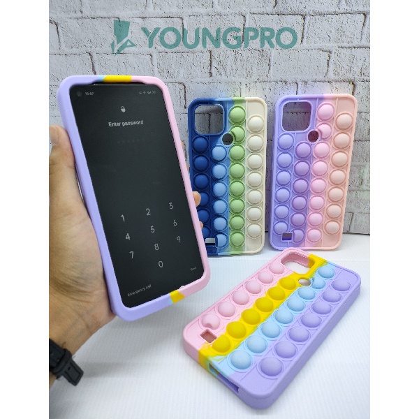 SILICONE CASE POP IT OPPO RENO 5F - CASE PENGHILANG STRESS PUSH IT