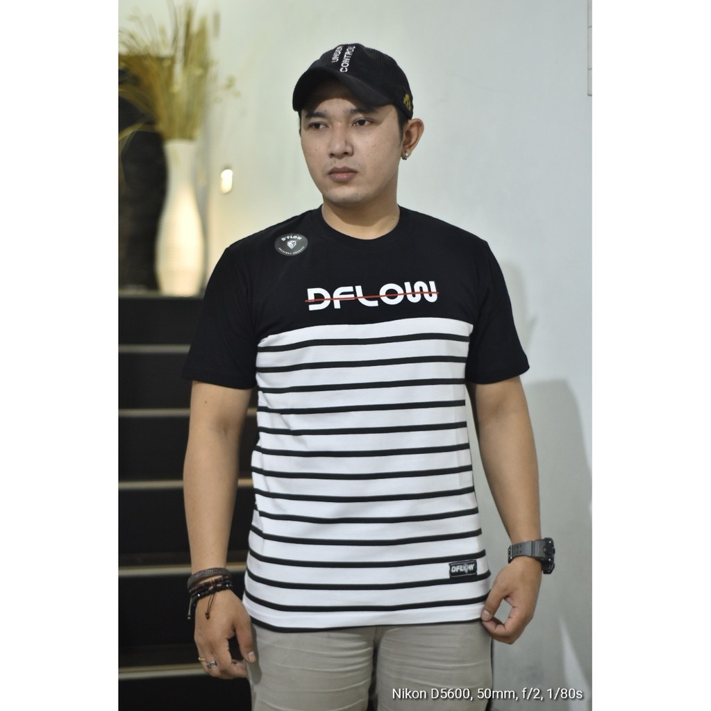 Baju Distro Original DFLOW - Kaos Pria Distro Surfing Original DFLOW - 01