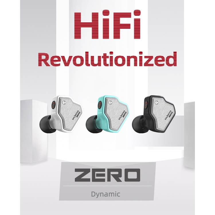 7hz Salnotes Zero HiFi 10mm Dynamic Driver In Ear Earphone IEM Metal Composite Diafragma N52 Magnet Tipe C Versi Baru